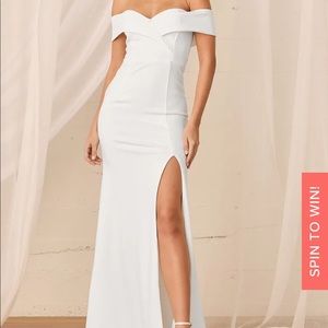 Lulu’s song of love dress white